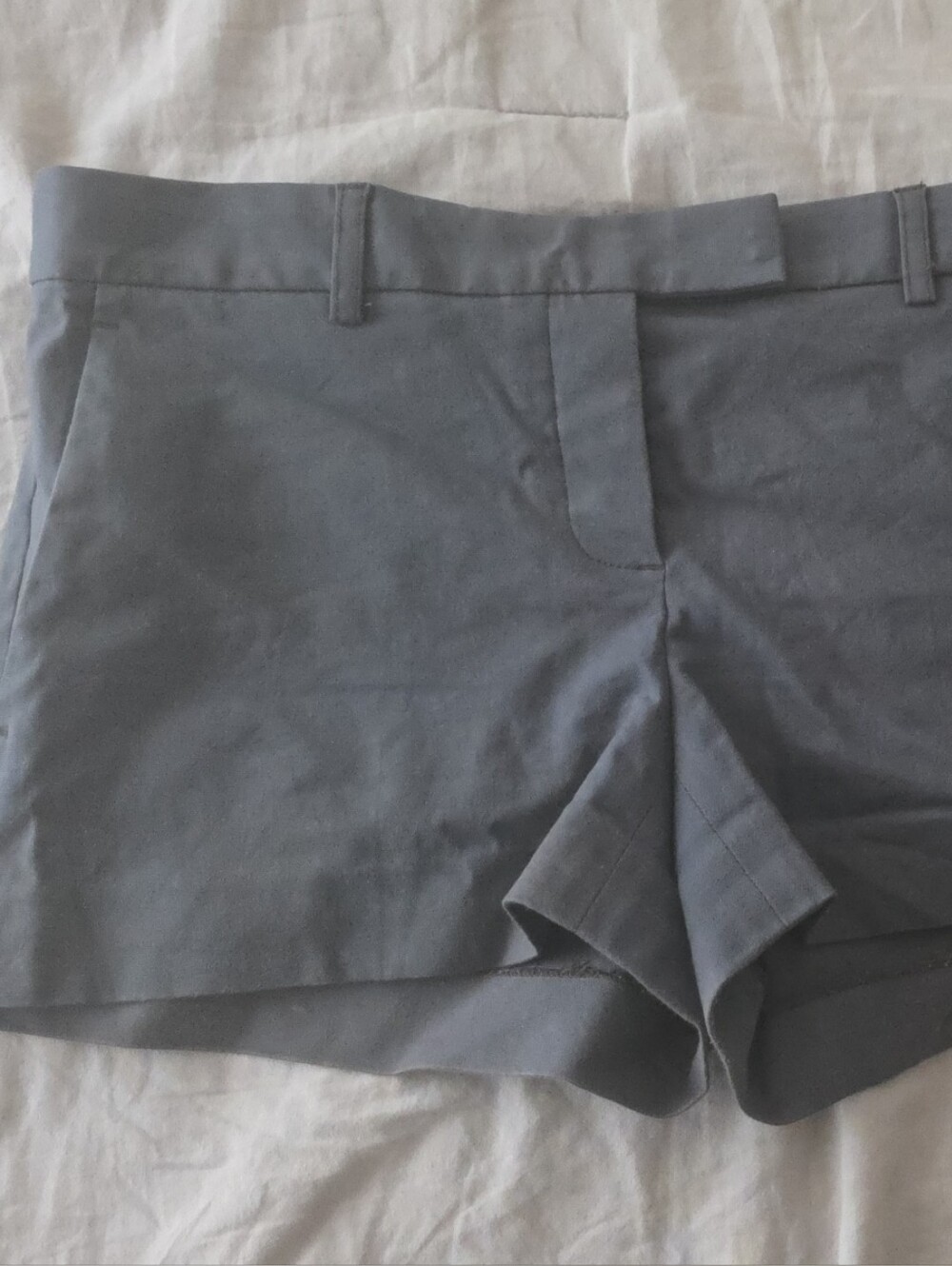 Theory Women’s Slate Gray Chino Shorts